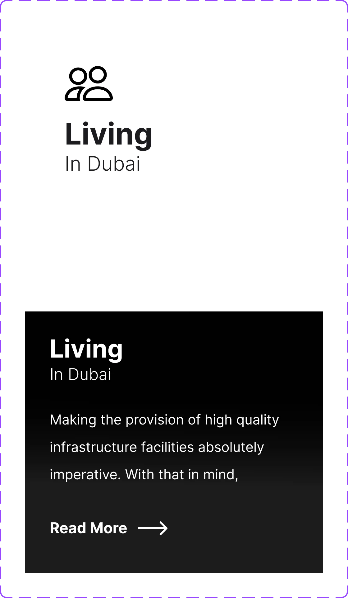 Living in Dubai category